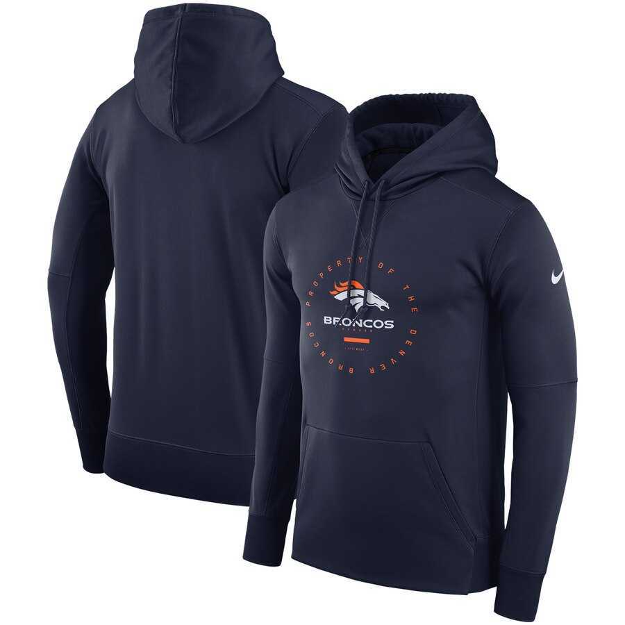 Denver Broncos Nike Sideline Property Of Wordmark Logo Performance Pullover Hoodie Navy,We sell and wholesale Denver Broncos Nike Sideline Property Of Wordmark Logo Performance Pullover Hoodie Navy on line form chian!